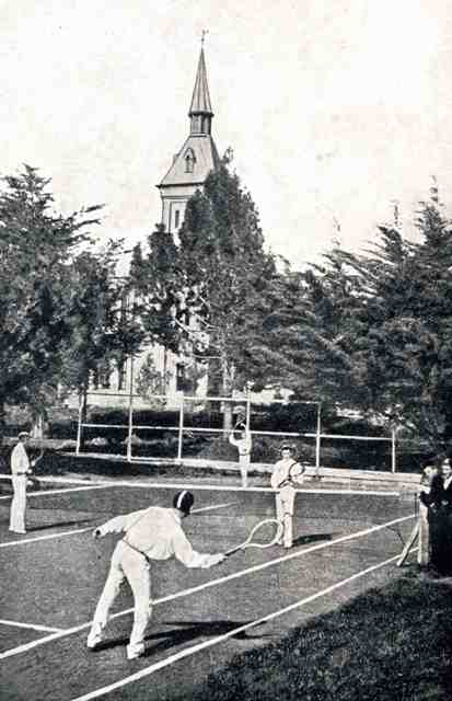 Tennis Courts, circa 1908.